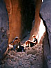 "Hemlig" väg in till Petra, Jordanien. 1993.