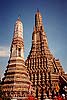 Wat Arun (Temple of Dawn). Bangkok, Thailand. November 1993.