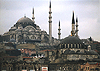 Mosques in Istanbul. December 1998.