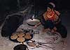 Bread making. Birir, Chitral District, Pakistan. June 1999.